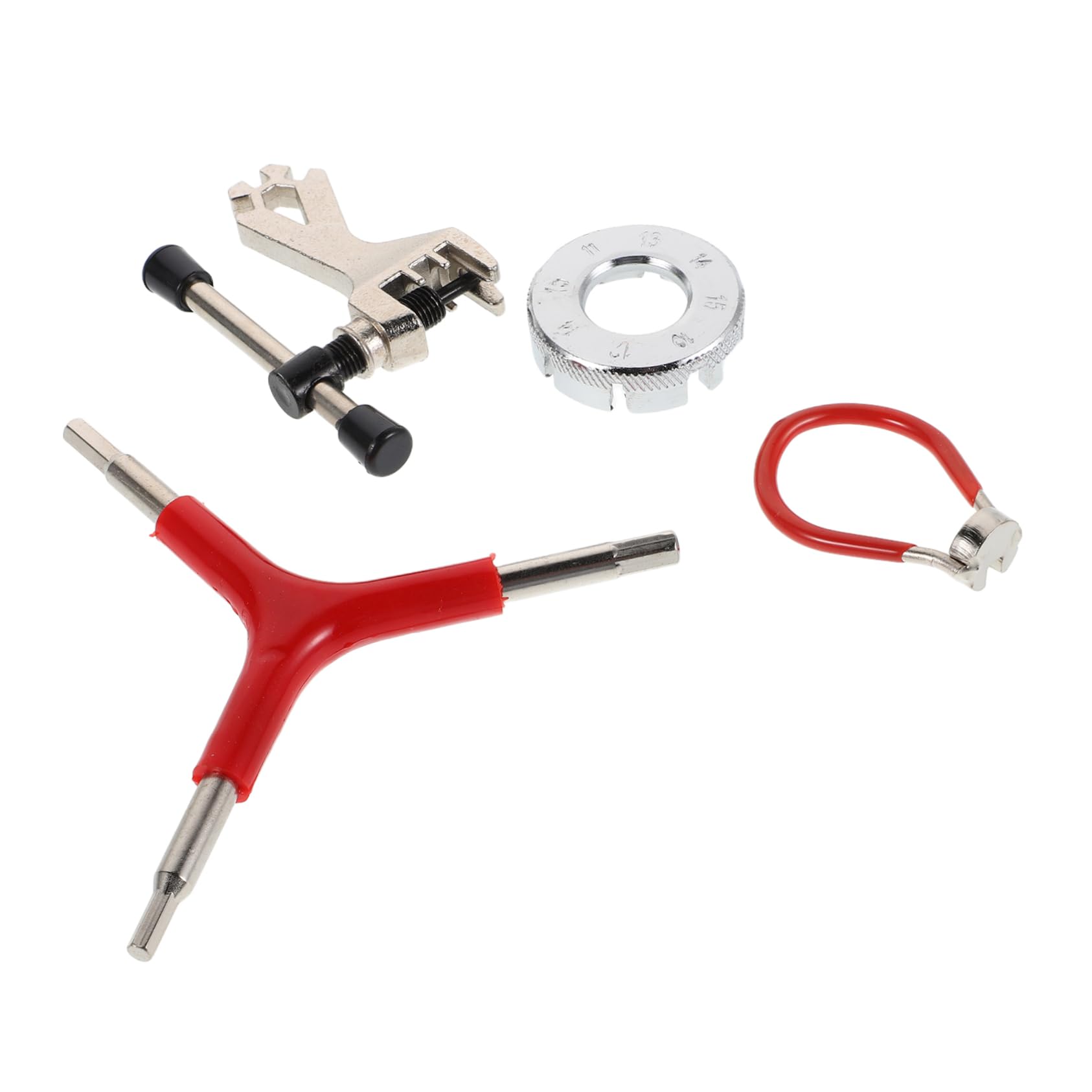 Mipcase Mountain Bike Maintenance Spoke Wrench Set 4 in 1 Bike Accessories Easy Adjustment and Tightening for Bike Wheels