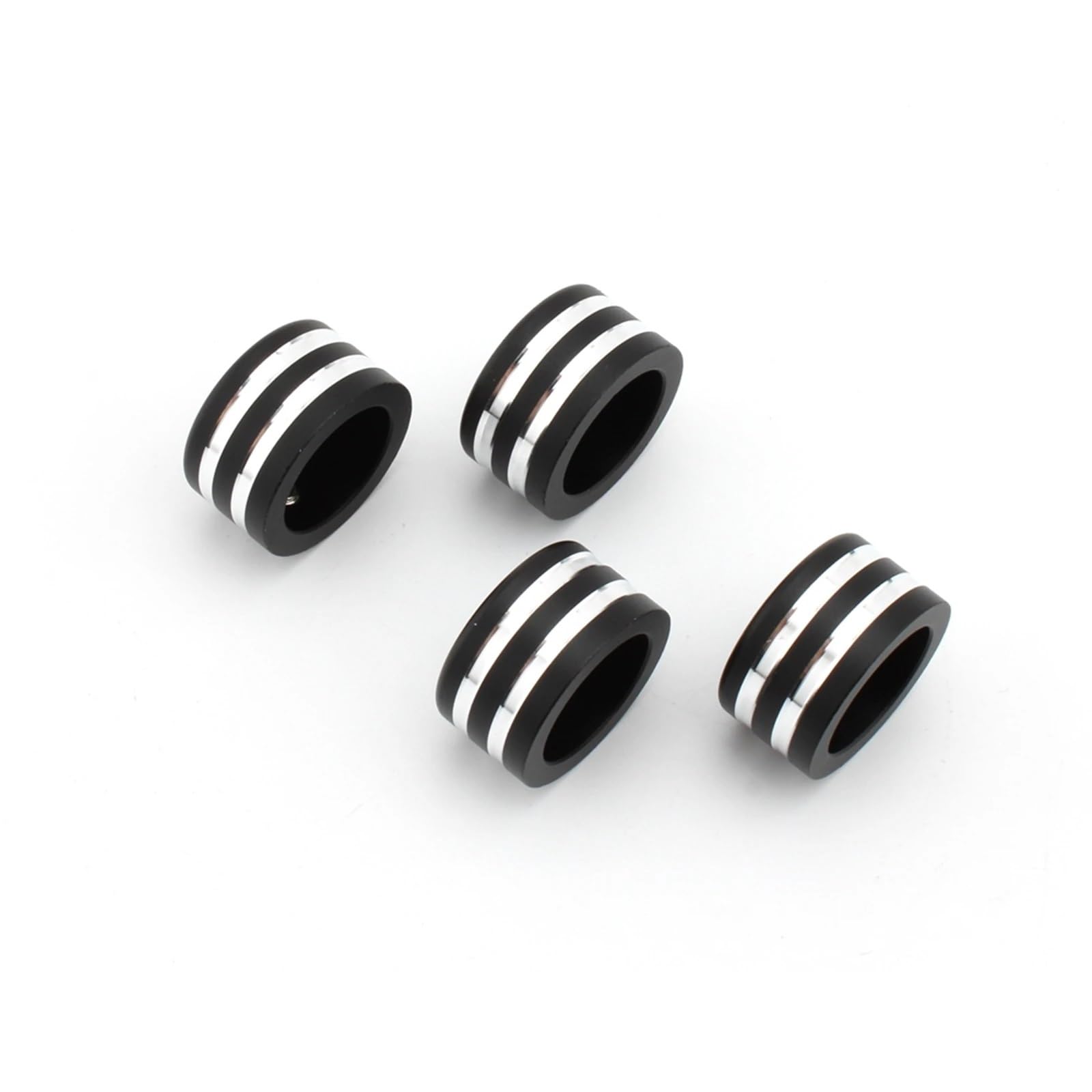 Protezioni forcella 4 pezzi di tappi per bulloni testa moto, viti motore adatti per Triumphant Bonneville Bobo Black T120 T100 Thruxton 900 EFI(All Black)