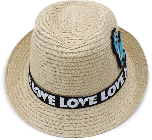 Image of VRITRAZ Baby Boy's and Girl's Kids Children Cute Printed Cartoon Gift Summer Fancy Dress Straw Fasion Hat Cap 1