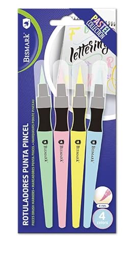 Bismark Set de Rotuladores Pastel Lettering punta pincel Cover