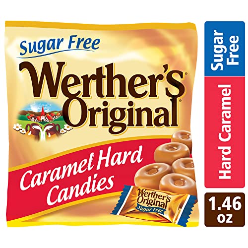 Werther's Original Hard Sugar Free Caramel Candy, 1.46 Oz Bags (Pack Of 12) #TOP1