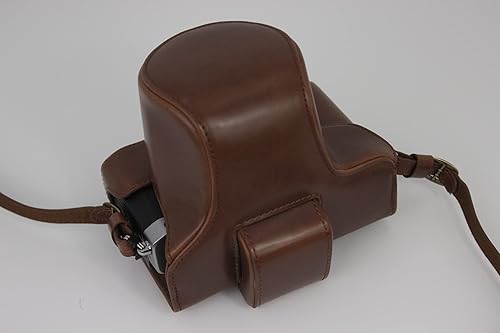 Miniatura 5 de Funda Z fc Zfc, BolinUS hecha a mano de piel sintética de cuerpo completo para cámara Nikon Z fc Zfc con versión de apertura inferior de lente de