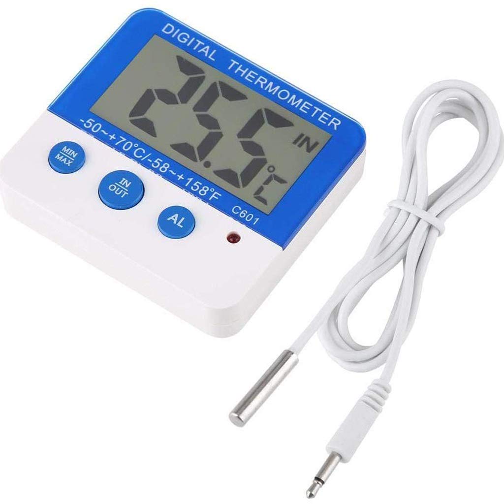 Thermomètre hygromètre numérique PNAWLLCF-65 avec grand écran pour intérieur
