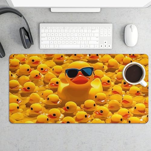 Yellow Ducky Desk Pad Protector Large Waterproof Desk Mat miniatura 5