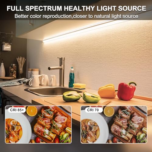 Tira LED COB 1 m 320 LED/m 5V USB Luz Cálida 3000K miniatura 6
