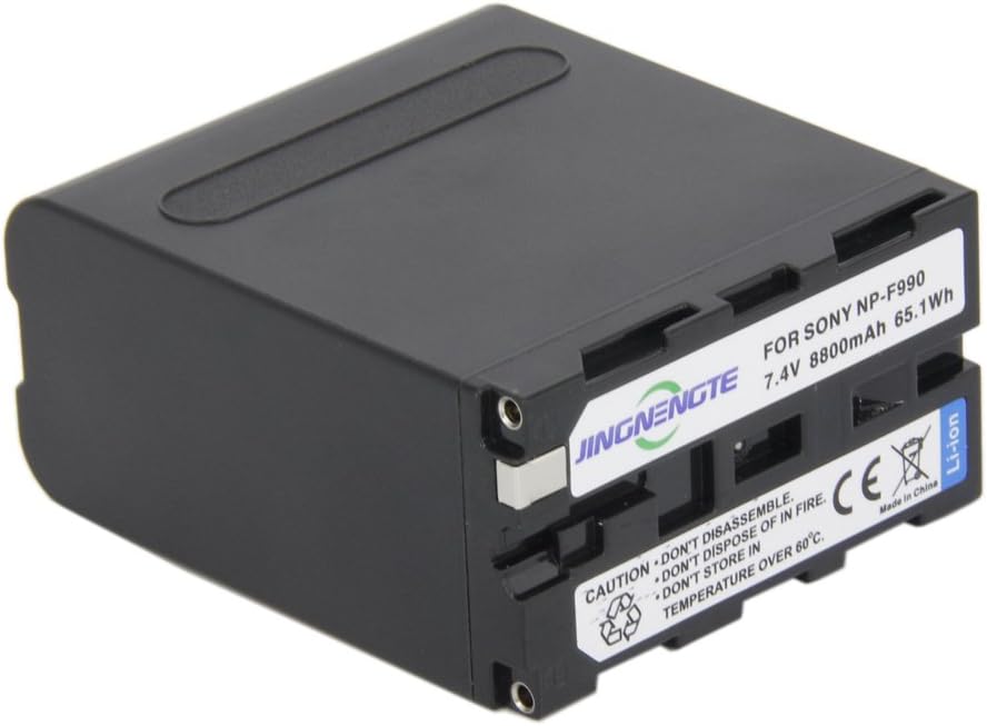 Camcorder Batteries NP-F990 7.4V 8800mAh for Sony NP-F975 NP-F970 NP-F960 NP-F950 Work with Sony CCD-RV100 CCD-RV200 CCD-SC5
