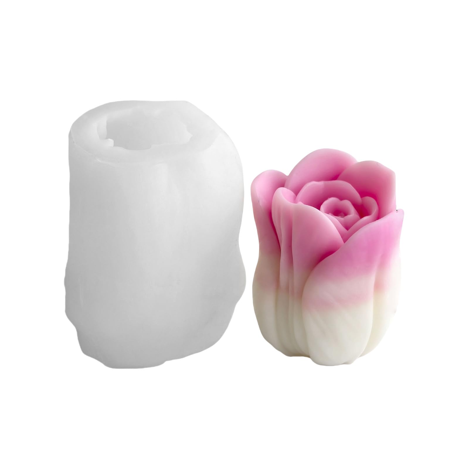 yanwuwa Flowers Molds Casting Molds Tulips Silicone Ornament Plasters Epoxy Resin Flowers