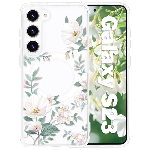 Coque Galaxy S23 fleurie MagSafe pour sublimer votre style au quotidien