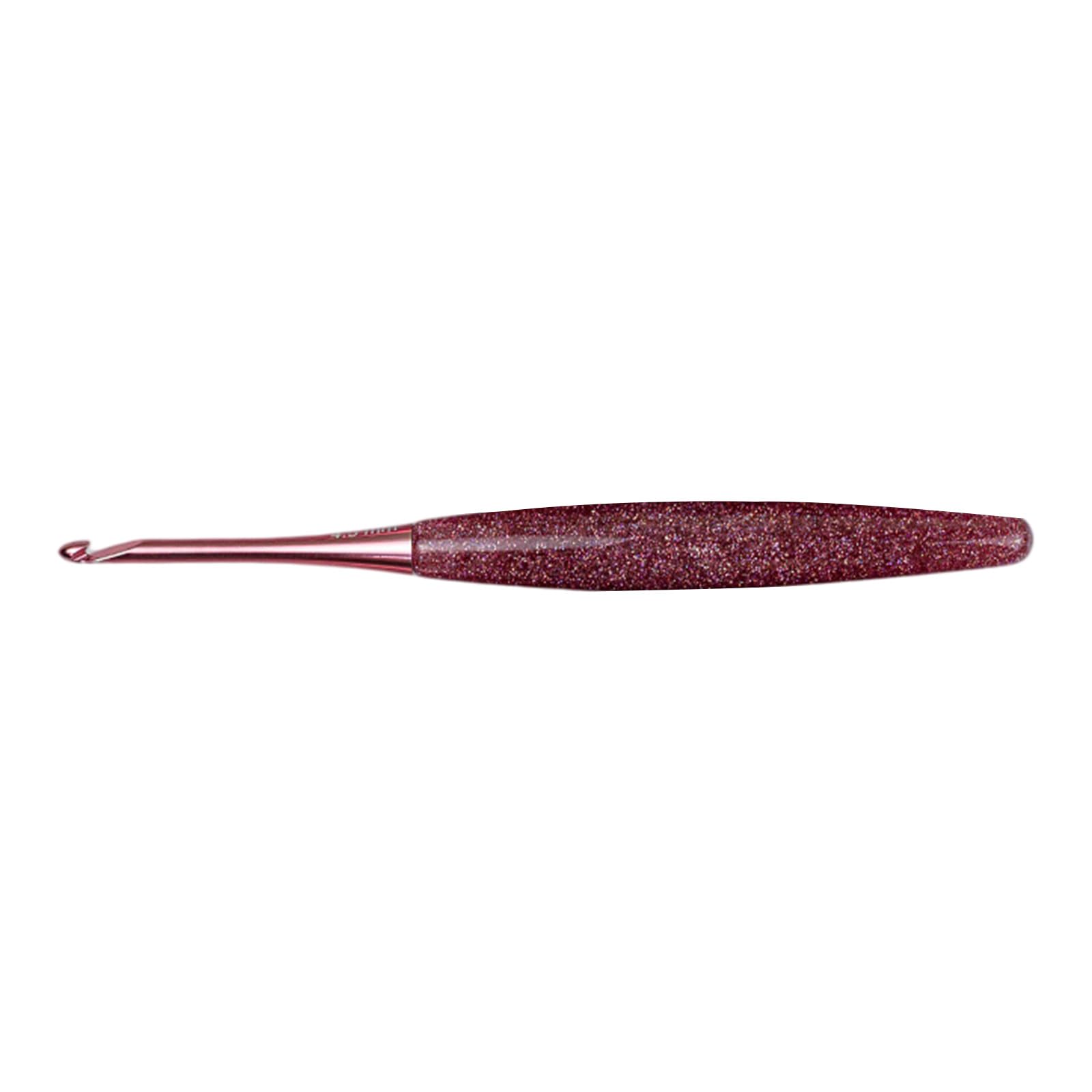 Ergonomic Resin Handle Crochet Hook Comfortable Grip Aluminium Crochet Needle for Knitting Crocheting Yarn Craft Aluminum Needle