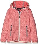CMP Strick Fleece Mädchen Jacke, Corallo-Rock, 176, 3H19825