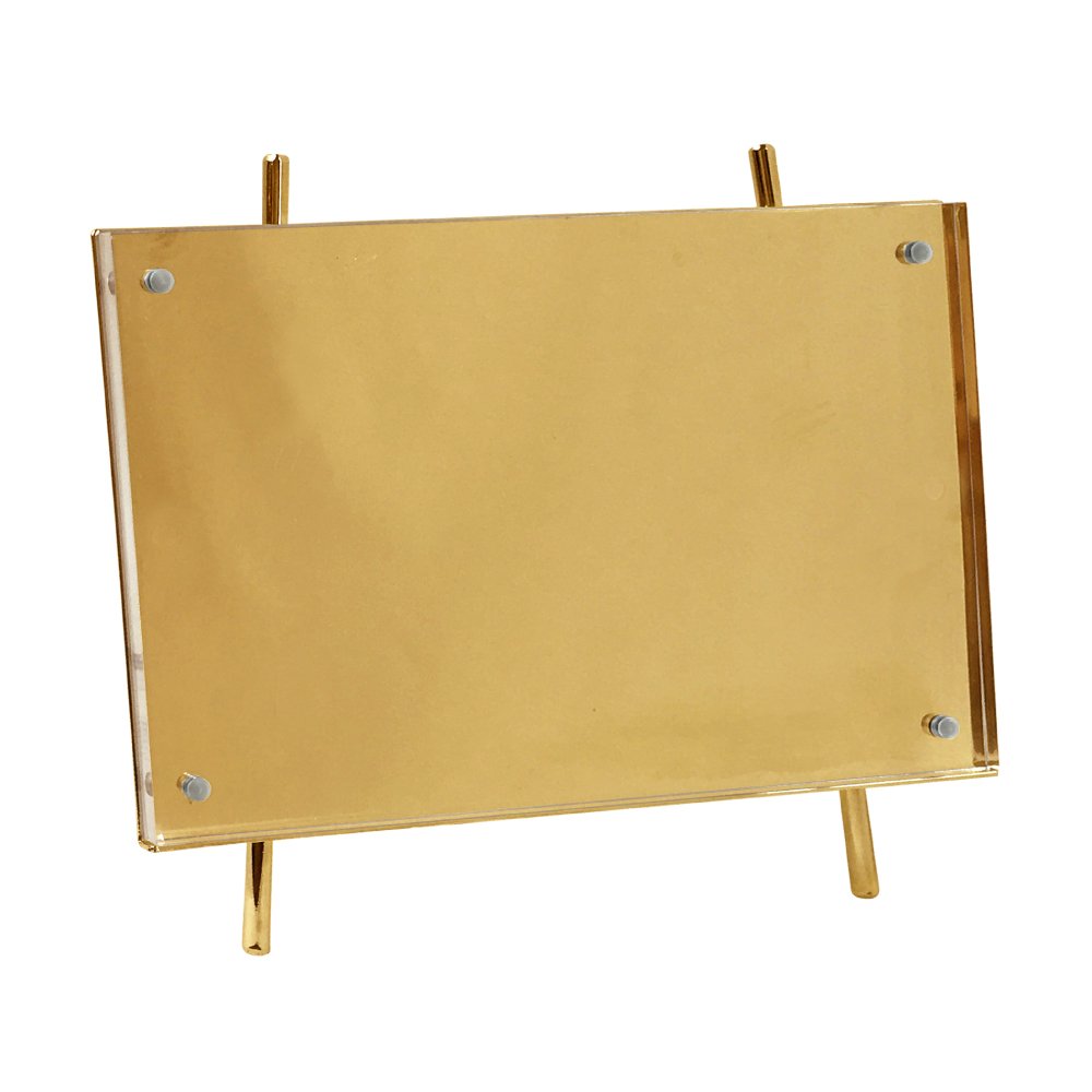 Amazon.com - Isaac Jacobs 4x6 Gold Magnetic Acrylic Metal Easel