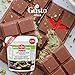 GUSTO ETNA Dubai Pistachio Chocolate Bar Filling- Pistachio Cream with Crispy Kataifi – 30% Pistachios -Premium Crunchy Spread for Gourmet Dessert Spread, 35 oz (1kg), Product of Italy