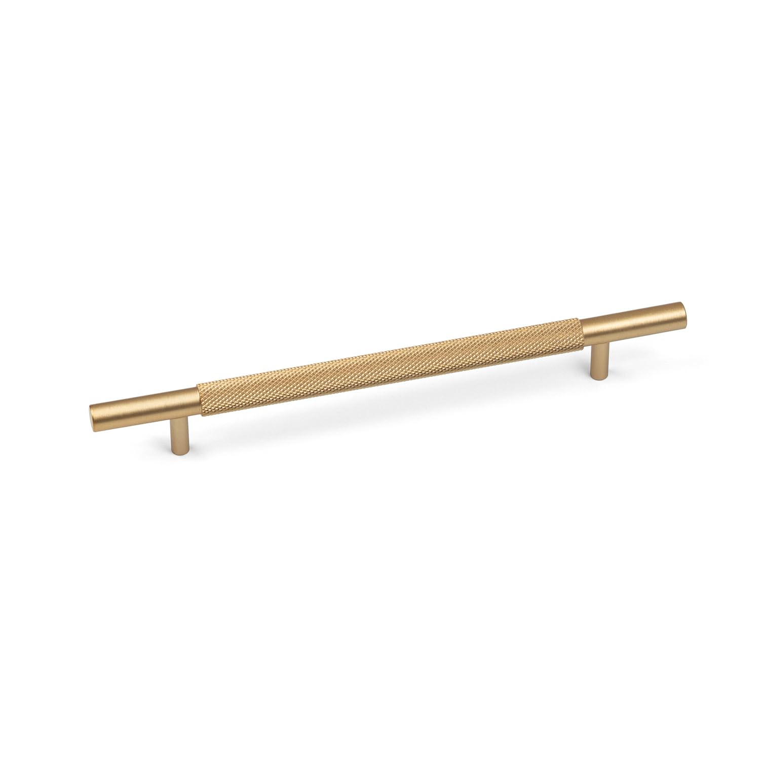 Handle & Home Brass 160Mm Knurled Kitchen Cupboard Bar Handle Champagne Rose Gold Cabinet Door Drawer Furniture Wardrobe Pull