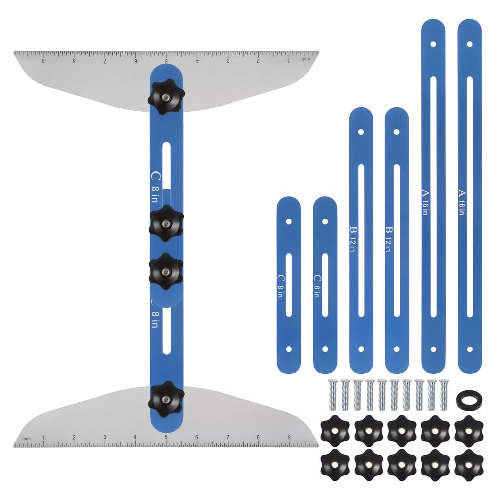 BQKOZFIN Stair Treads Gauge Template Tool - Stair Jig, Can Angle - View #6