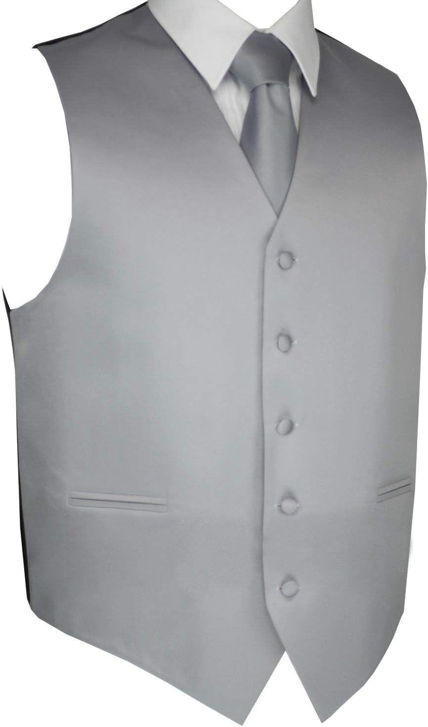 Italian Design, Men's Tuxedo Vest, Tie & Hankie Set
