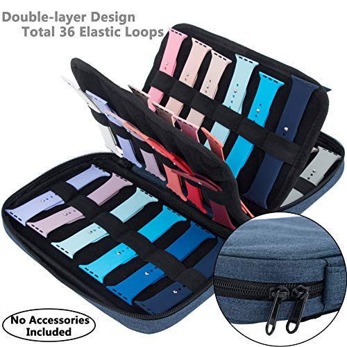 Image of PACMAXI 36 Watch Bands Storage Case - Holds 36 Bands, Fits Most Sizes, Organizer for Watch Straps & Accessories
