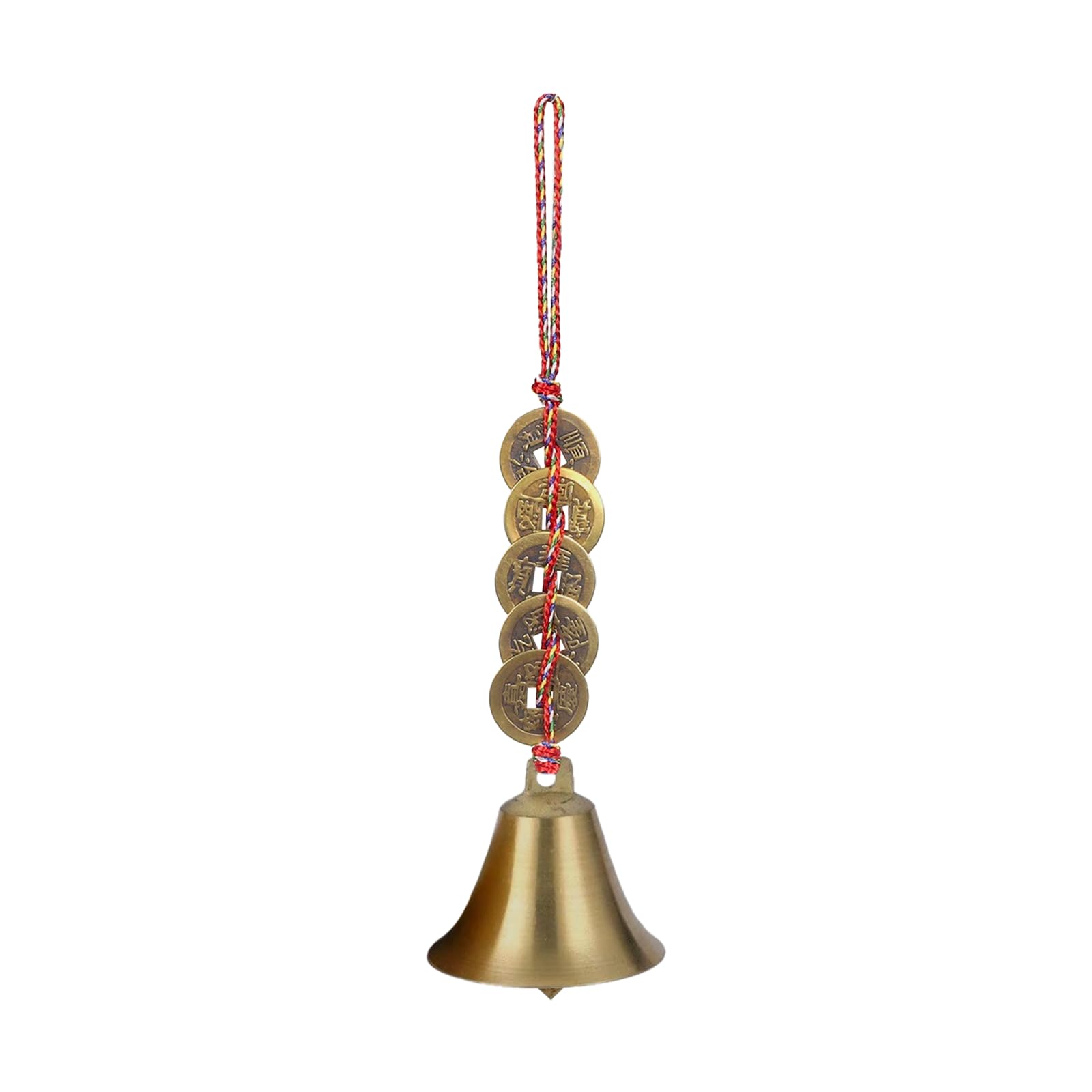 DVOFU Chinese Feng Shui Bell Wind Chimes Good Luck Chinese Wind Bells with Coin for Indoor Outdoor Home Garden Window Decoration Gift