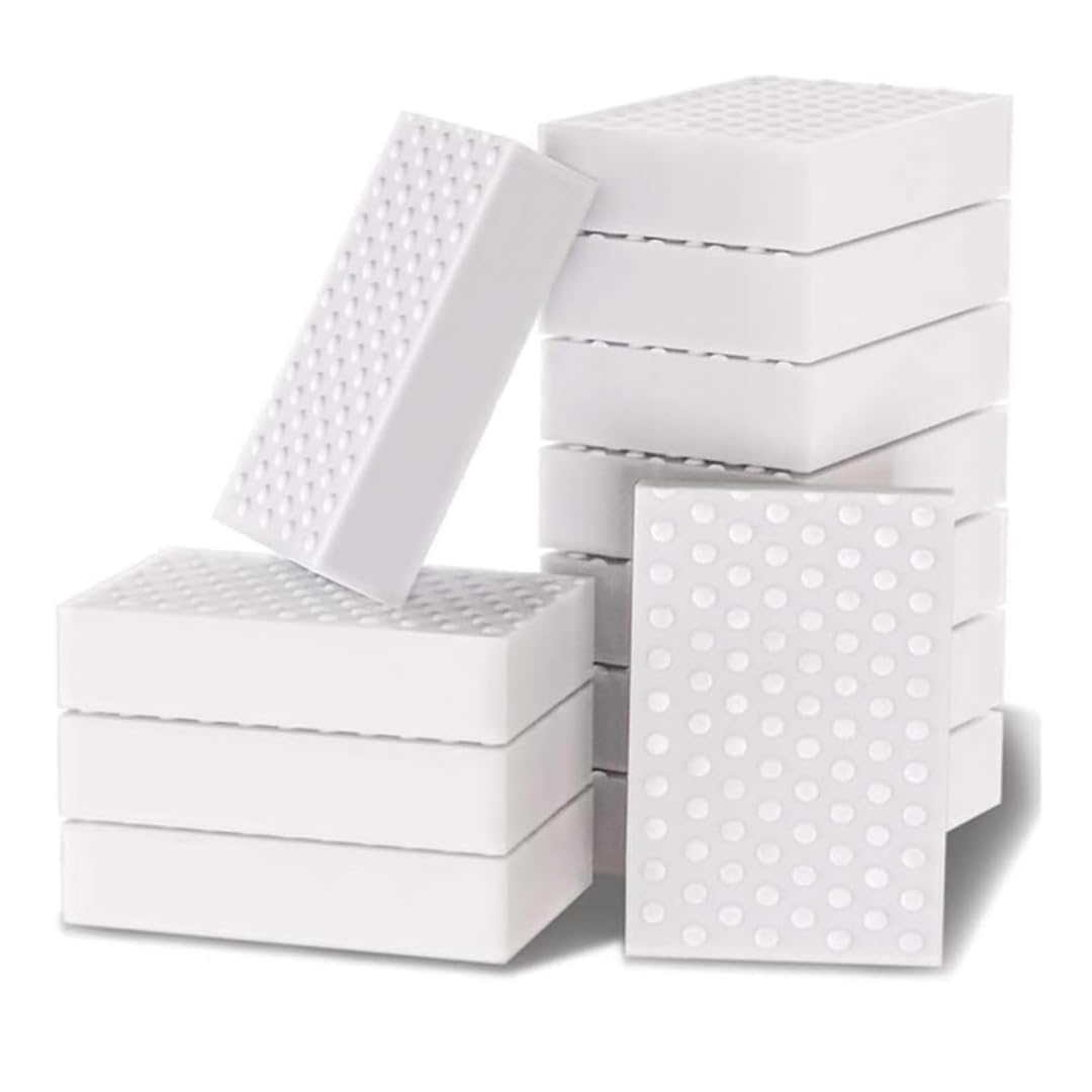 Magic Eraser Cleaning Sponges, Non-Scratch Scrubber for Kitchen, Bathroom, Wall, Furniture, 4-Pack