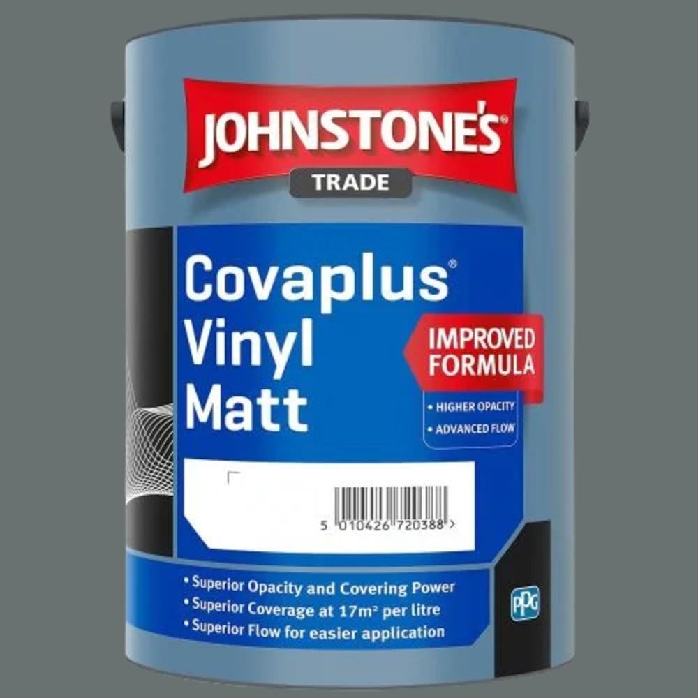 JOHNSTONES COVAPLUS MATT STEEL SMOKE 5L