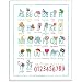 Placca A Muro Per Camera Bambini The Kids Room By Stupell - ABC E Canzoni Con Icone - Decorazione Parete In Legno 25x35 Cm