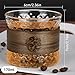 YHNDECO Juego de 2 tazas de espresso de 170 ml con mango de madera de nogal a prueba de quemaduras Imagen de YHNDECO Juego de 2 tazas de espresso de 170 ml con mango de madera de nogal a prueba de quemaduras
