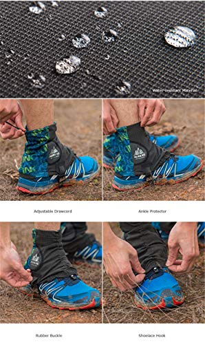 Win.Deeper Hommes Femmes Trail Gaiters Guêtres Basses Trail Guêtres de Course - Image 4