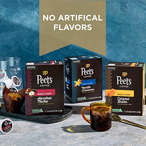Peet's Coffee, Flavored Coffee K-Cup Pods For Keurig Brewers - Vanilla Cinnamon 22 Count (1 Box Of 22 K-Cup Pods) #TOP3