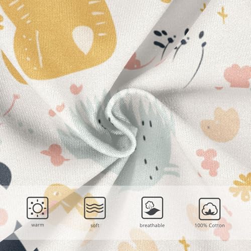 KLL Cute Animals Seamless Pattern Toddler Boys Pure Cotton Athletic Underwear Cute Children Panties3