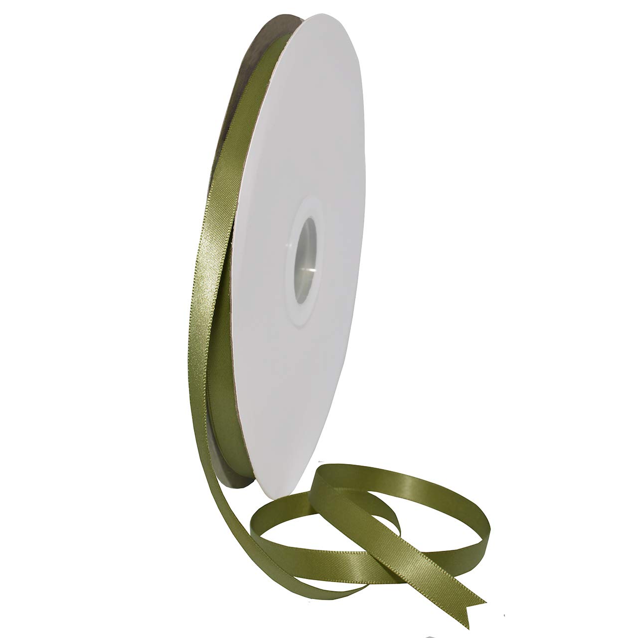 Ruban de satin double face Morex saule pour réussir vos nœuds parfaits sans effilochage