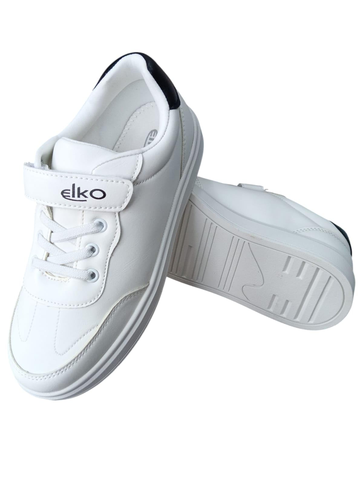 Casual Sports Shoes for Boys and Girls | Lightweight Comfortable Sneakers with Hook and Loop Strap | Anti-Slip Sole for School and Daily Use