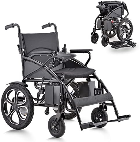 Darkshadows by MaritSA - All Terrain Durable Foldable Electric Wheelchair - Easy to Use - Ships from USA - Serviced in USA (Model2)