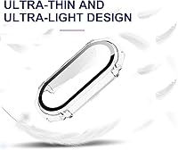 Vista 6 de [Paquete de 2] Funda con protector de pantalla de vidrio templado compatible con xiaomi Band 8, dureza 9H, 360°, funda protectora ultrafina de PC