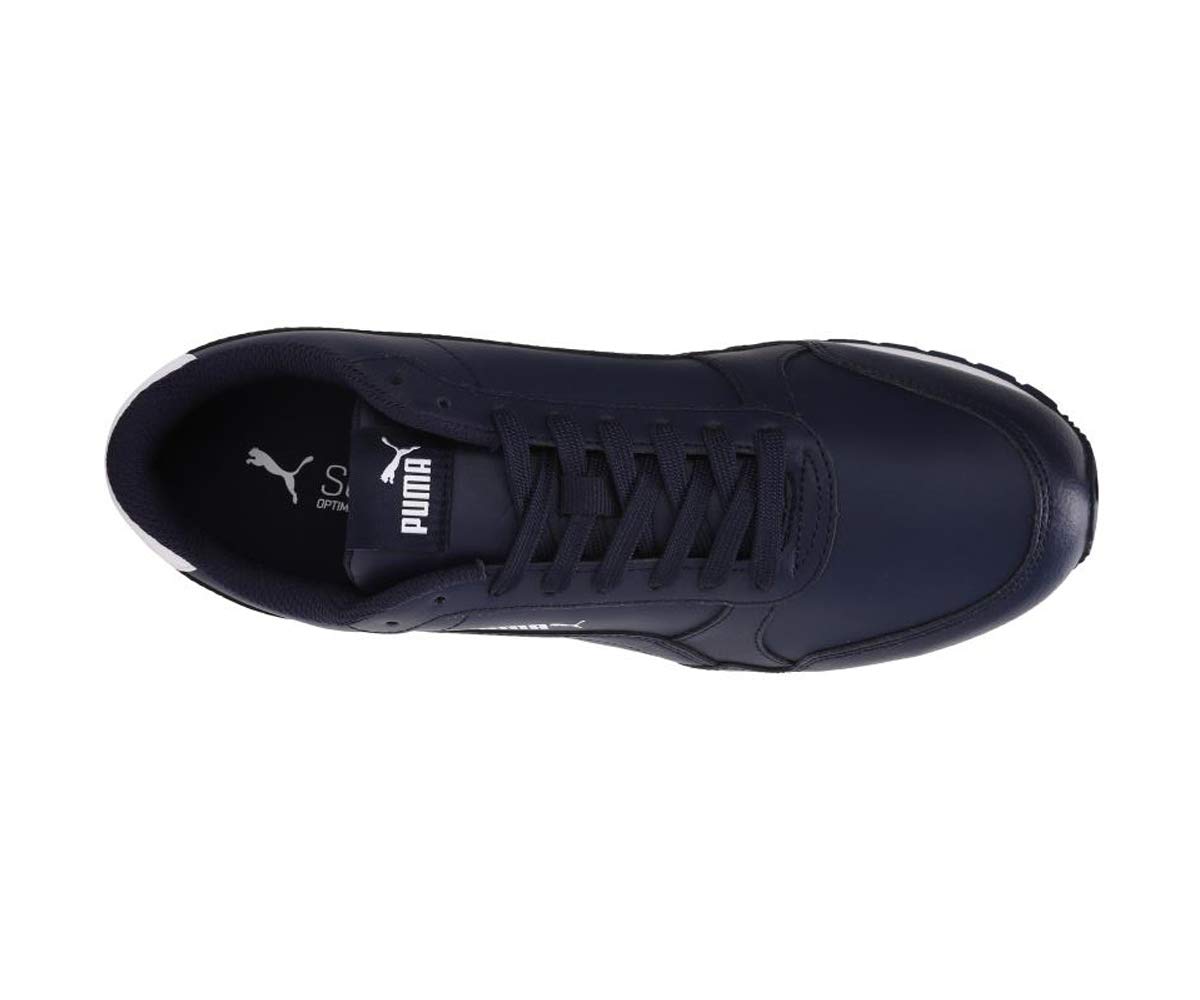 PUMA ST RUNNER V2 FULL L Buty sportowe Uniseks, Peacoat Puma White, 41 EU