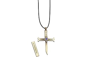 Anime One Piece Necklace Cross Sword Necklace for Women and Men Gift