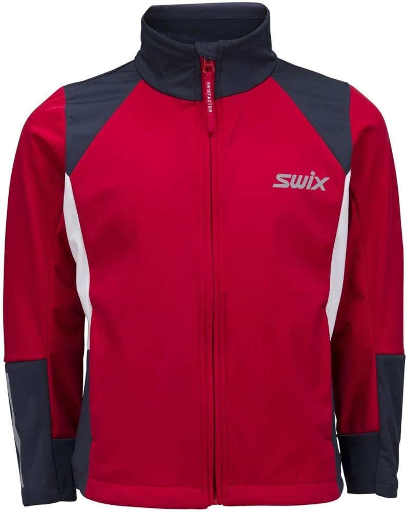 Swix Boys' Junior Steady Windproof Stretch Softshell Regular Fit Sports Jacket