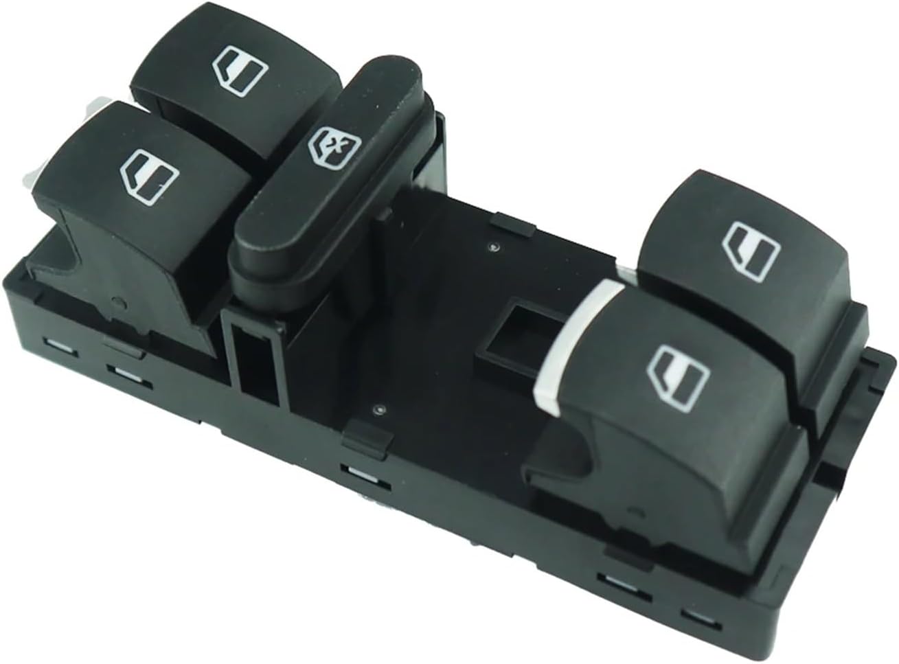 For VW Seat Golf 5 Golf 6 Jetta MK5 Mk6 Tiguan Touran Passat B6 B7 Electric Power Master Window Switch Button | NO Chrome
