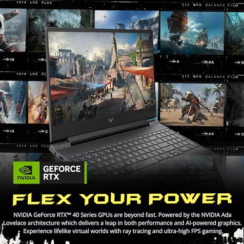 Image of HP Victus 15.6 inch 144Hz FHD Gaming Laptop, Intel i5-13420H, 16GB RAM, 512GB PCIe SSD, GeForce RTX 4050, Backlit Keyboard, WiFi 6, Win 11 Pro, Mica Silver, 1TB Docking Station Set