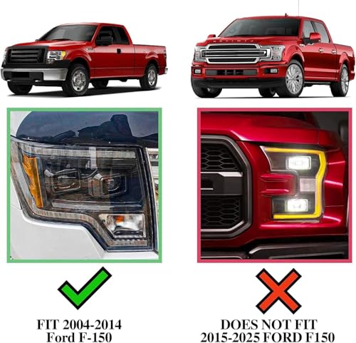Estribos laterales para Ford F-150 2004-2014 negro miniatura 5