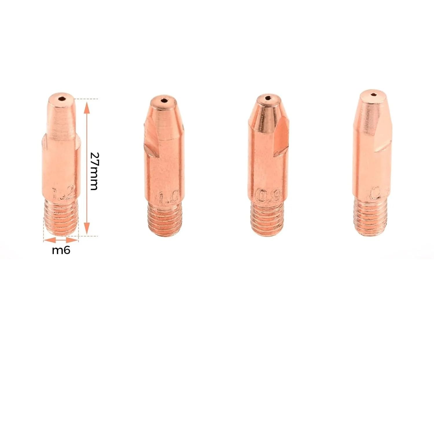 20 piezas M6 MIG MB24KD Kit de pistola soplete soldadura, puntas contacto 0,8/0,9/1,0/1,2 MM, difusor soporte, boquillas Gas, derivación cerámica