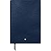 Montblanc Notebook Indigo Squared #146 Fine Stationery 113639 - Elegant Journal with Leather Binding and Quadrille Pages - 1 x (5.9 x 8.2 in.)