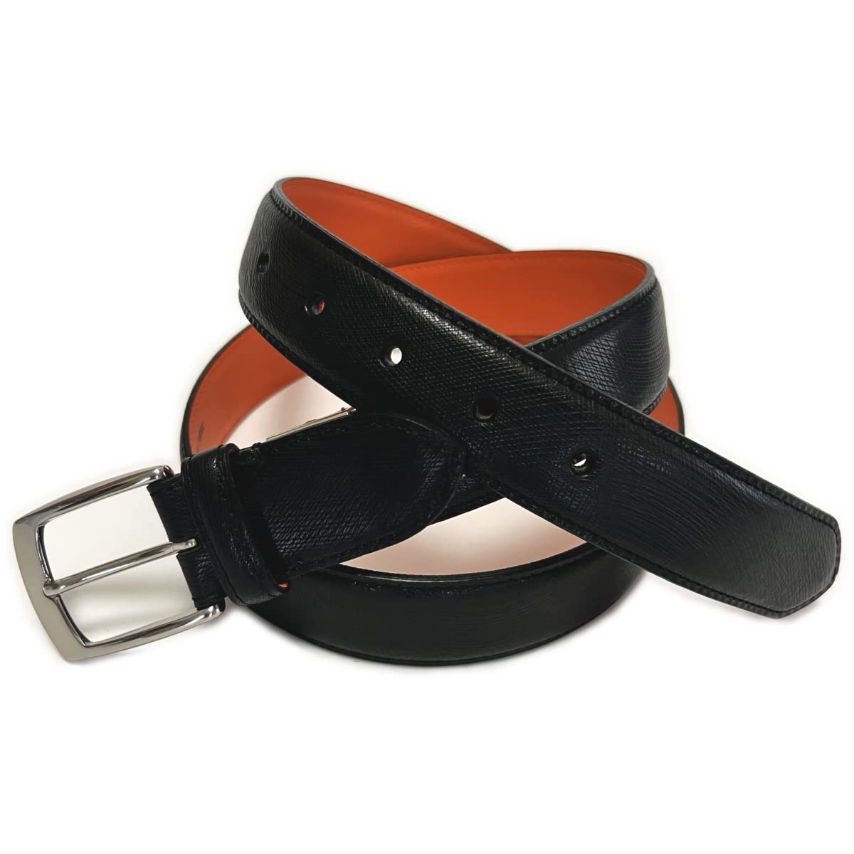 長沢ベルト工業 ベルト アメリカンオイルレザーベルト ブラウン 丸善