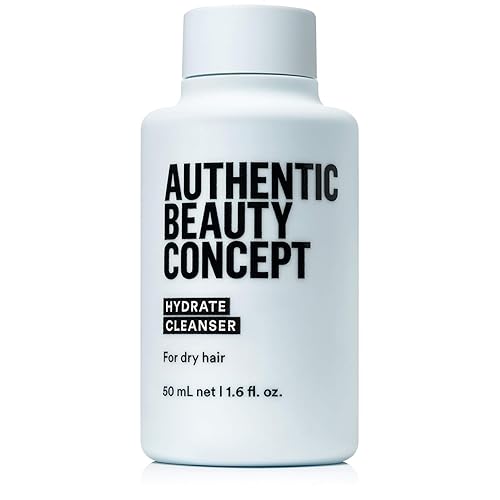 Authentic Beauty Concept - Limpiador hidratante  Champú  Cabello normal a seco o rizado  Añade humedad y brillo  Vegano y libre de crueldad  Sin