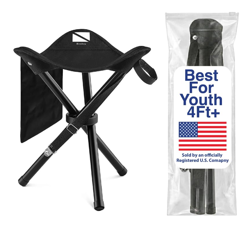Amazon.com: RISIBIX Foldable Tripod 13.4'' Stool - for Youth