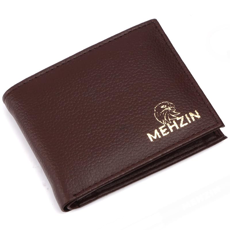 Men Formal Brown Artificial Leather Wallet (5 Card Slots) Style-192-image-30
