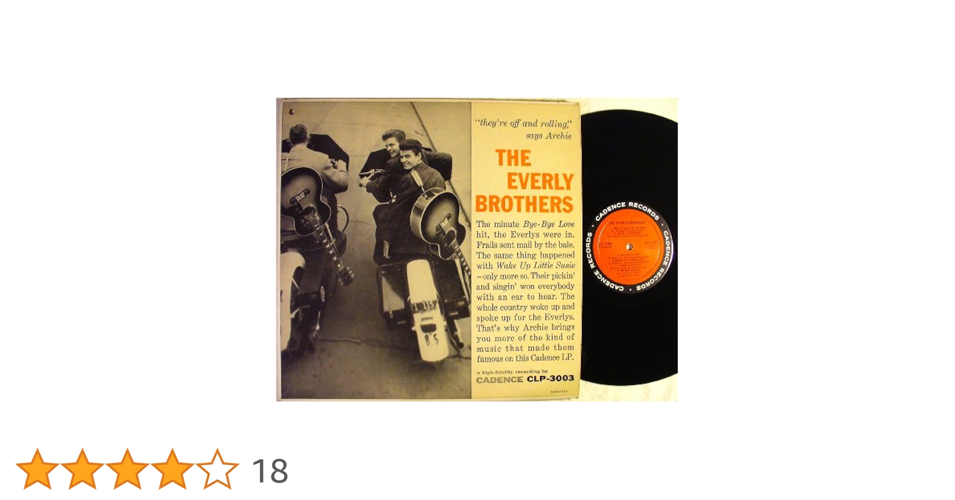 LP エヴァリー・ブラザーズ エヴァリー・ブラザーズのすべて FY1 King /00260 LP Everly Brothers Everything about The Everly Brothers FY1