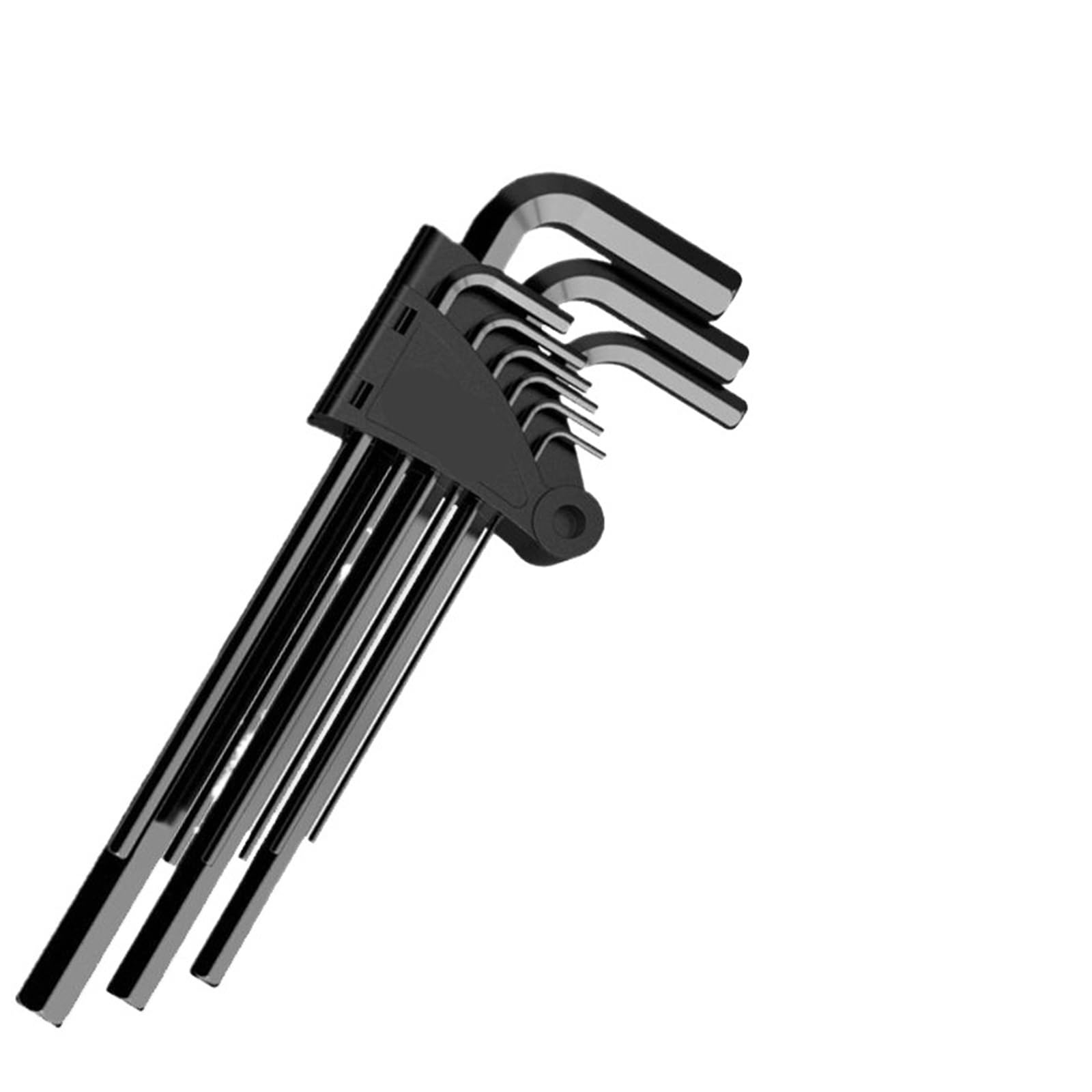 Hnulgvi Style 2 Type Hexagonal Spanner With Flat Head 9Pcs Allen Key Set L Type Wrench Kit Hex Hand Tool Hexagon Flat Ball Torx Head Spanner Repair Tools(Style 2)