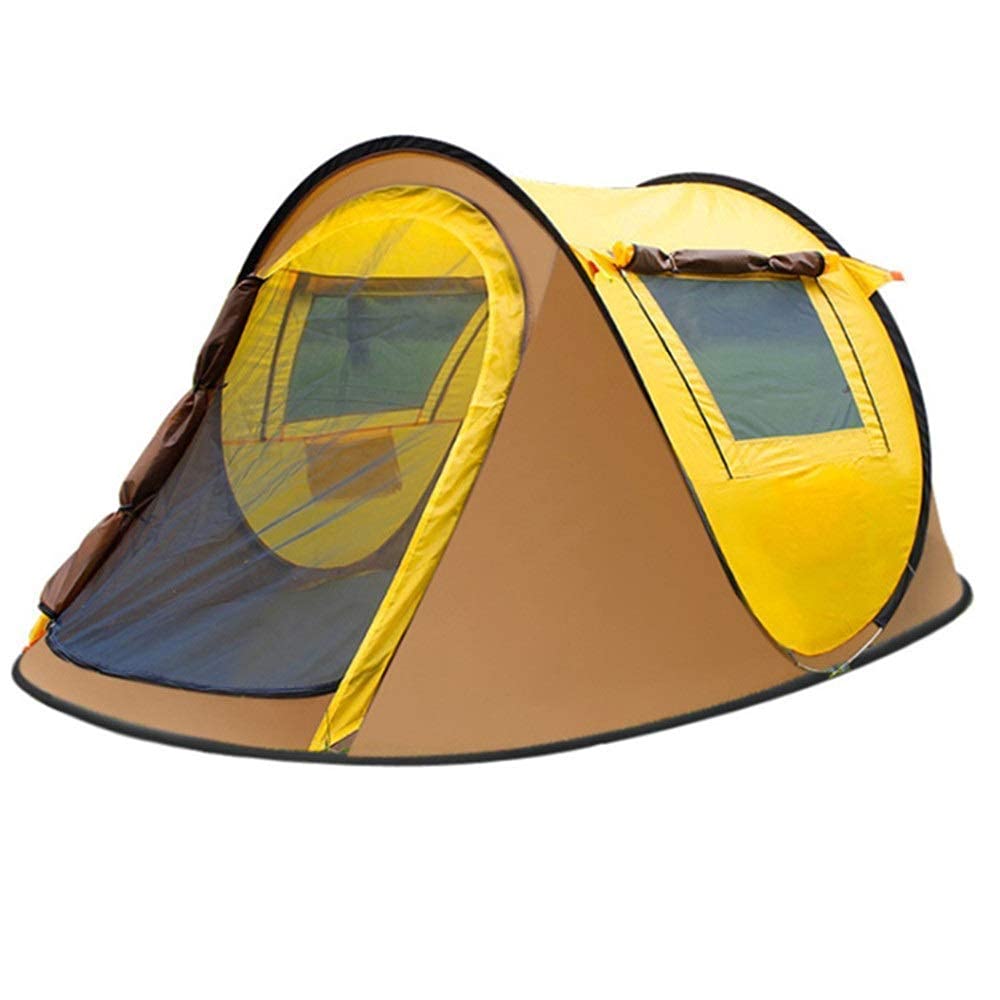Tienda de campaña familiar impermeable instantánea portátil, refugio impermeable con bolsa para mochileros, picnic, pesca, playa, al aire libre, interior, exterior, tienda de campaña esperanzada