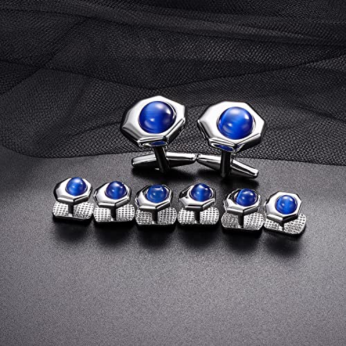 Mancuernillas HAWSON Ojo de Gato para Hombre miniatura 2