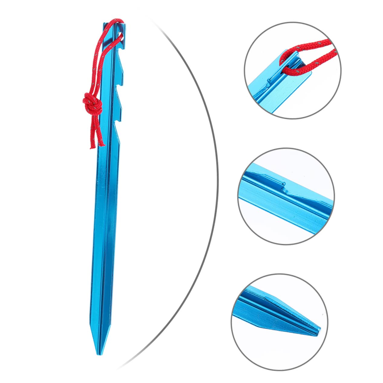 Lot De 12 Piquets De Tente Galvanisés 21 Cm - Piquets Sol Robustes Pour Camping, Randonnée Et Jardin Lot De 12 Piquets De Tente Galvanisés 21 Cm - Piquets Sol Robustes Pour Camping, Randonnée Et Jardin