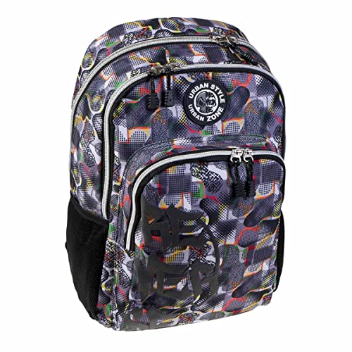 Busquets , Mochila Escolar Doble Reverse Unisex Bebé, Multicolor, Para NiÃ Os Y Jovenes.